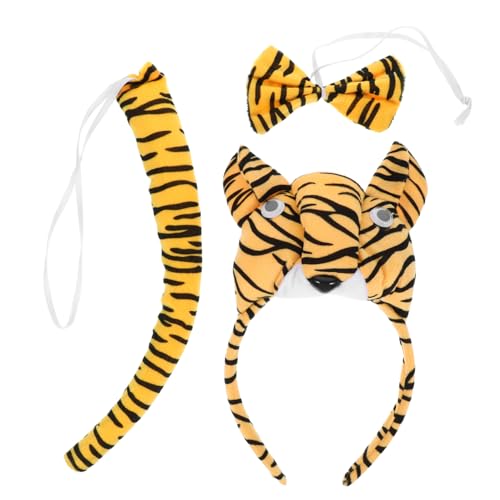 Ciieeo 1 Satz Tigerkleid -Requisiten Tiger Ohrstirnband ausgestopftes Stirnband Halloween Tiger Ohren und Fliege Halloween Tiger Cosplay Stirnband Eisendraht Ciieeo 1 Satz Tigerkleid -Requisiten Tiger Ohrstirnband ausgestopftes Stirnband Halloween Tiger Ohren und Fliege Halloween Tiger Cosplay Stirnband Eisendraht von Ciieeo