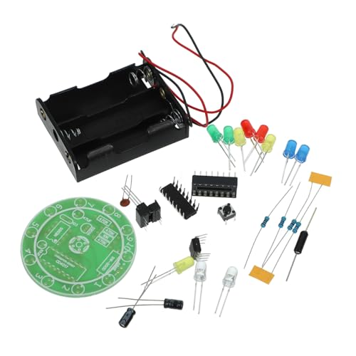 Ciieeo 1 Satz pädagogisches wissenschaftliches Experimentierset DIY kleine Glühbirne elektrisches Schaltungsexperiment Schaltungsexperimentmaterial DIY-Stromkreis-Bausätze Plastik Grün von Ciieeo