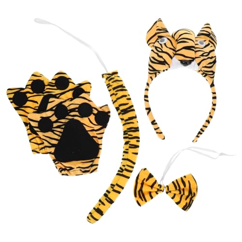 Ciieeo 1 Satz tierisches Stirnband Tigerpfoten-Handschuhe Cartoon Tierkostüm Tiger-Kostüm-Kit Süße Tierstirnbänder niedliche Haaraccessoires Tiger Kostüm Eisendraht Ciieeo 1 Satz tierisches Stirnband Tigerpfoten-Handschuhe Cartoon Tierkostüm Tiger-Kostüm-Kit Süße Tierstirnbänder niedliche Haaraccessoires Tiger Kostüm Eisendraht von Ciieeo