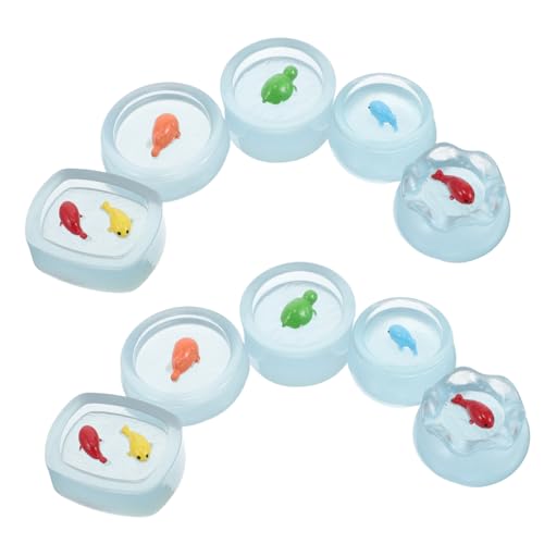Ciieeo 10 Stück Mini Aquarium Rund Realistisches Goldfischglas Puppenhaus Schildkrötenbecken Leuchtendes Dekoration Für Bastelarbeiten Ornamente Garten Und Landschaftszubehör Ciieeo 10 Stück Mini Aquarium Rund Realistisches Goldfischglas Puppenhaus Schildkrötenbecken Leuchtendes Dekoration Für Bastelarbeiten Ornamente Garten Und Landschaftszubehör von Ciieeo