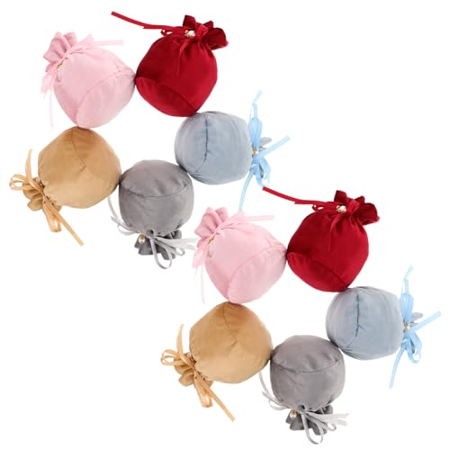 Ciieeo 10 Stück Mini Schmuckbeutel mit Perlenverzierung für Candy Verpackung Schmuckaufbewahrung Hochzeiten und Partys Ciieeo 10 Stück Mini Schmuckbeutel mit Perlenverzierung für Candy Verpackung Schmuckaufbewahrung Hochzeiten und Partys von Ciieeo