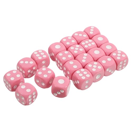 Ciieeo 100-teiliges Spiel-lehrwürfel-Set 6-seitig Acryl-würfel Sichere Ecke Mini-würfel Für Gesellschaftliche Veranstaltungen Im Klassenzimmer von Ciieeo