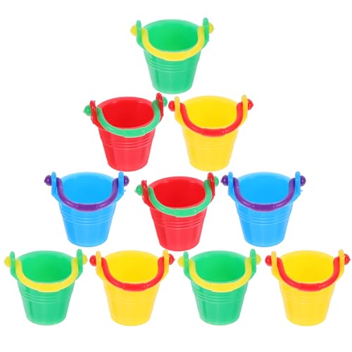 Ciieeo 10Er Set Miniatur-Eimer Zur Hausdekoration – Winzige Modell-Wassereimer Zum Basteln Ciieeo 10Er Set Miniatur-Eimer Zur Hausdekoration – Winzige Modell-Wassereimer Zum Basteln von Ciieeo