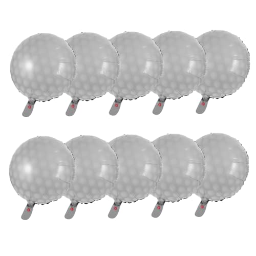 Ciieeo 10Stücke Golfball Aluminiumfolie Luftballons Golfball Partydekoration für Geburtstagsfeiern Wiederverwendbar und Langlebig für Innen und Außenanlässe Ciieeo 10Stücke Golfball Aluminiumfolie Luftballons Golfball Partydekoration für Geburtstagsfeiern Wiederverwendbar und Langlebig für Innen und Außenanlässe von Ciieeo