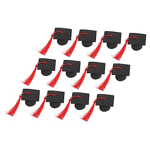 Ciieeo 12 Stück Party-Kuchen-Ornament abschlussfeier graduation cap durchschreibepapier Abschlusskappe Abschlusstorte Ornament Gradverzierung grad cap kuchendeckel Polyester rot Ciieeo 12 Stück Party-Kuchen-Ornament abschlussfeier graduation cap durchschreibepapier Abschlusskappe Abschlusstorte Ornament Gradverzierung grad cap kuchendeckel Polyester rot von Ciieeo