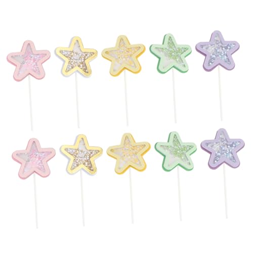 Ciieeo 12 Stück Teiliges Bunte Glitzer Stern Cake Topper Glänzende Tortendeko Karten Festliche Dessertdekoration für Geburtstagsfeier Party Accessoires Innen und Außen Geeignet Ciieeo 12 Stück Teiliges Bunte Glitzer Stern Cake Topper Glänzende Tortendeko Karten Festliche Dessertdekoration für Geburtstagsfeier Party Accessoires Innen und Außen Geeignet von Ciieeo