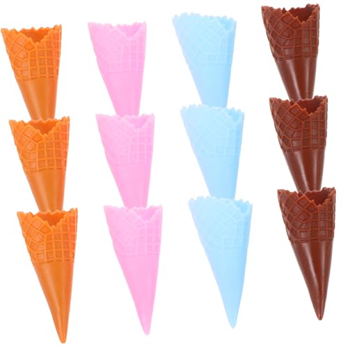 Ciieeo 12 Stück Teiliges Realistische Eistüten Modelle aus Simulierte Eiswaffel für Partydekoration und Foto Requisiten Farben Farbe Ciieeo 12 Stück Teiliges Realistische Eistüten Modelle aus Simulierte Eiswaffel für Partydekoration und Foto Requisiten Farben Farbe von Ciieeo