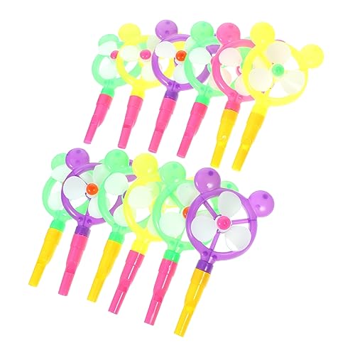 Ciieeo 12 Stück Teiliges Windmühlenpfeifen aus Stabilem Bunte Kinderparty Interaktive Trillerpfeifen für Geburtstagsfeiern und Gruppenspiele Sichere und Langlebige Outdoor Gadgets von Ciieeo