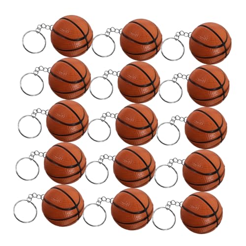 Ciieeo 12Stücke Basketball Schlüsselanhänger PU Basketball Schlüsselring Taschenschlüsselkette für Sportbegeisterte Dekoration für Taschen und Rucksäcke Ciieeo 12Stücke Basketball Schlüsselanhänger PU Basketball Schlüsselring Taschenschlüsselkette für Sportbegeisterte Dekoration für Taschen und Rucksäcke von Ciieeo