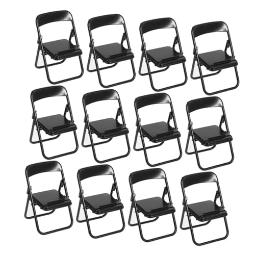 Ciieeo 15 Stück Mini Möbelmodelle Miniatur Mini Stuhl Telefonhalter Handyständer Puppe Die Klappstühle Mini Klappstuhl Telefonständer Neuheit Kleiner Stuhl Telefonständer Aus von Ciieeo