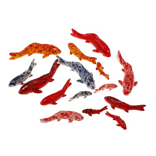 Ciieeo 15 Stück Teiliges Miniatur Fischfiguren Realistische Resin Fischstatuen für Aquarium Dekoration Mikro Landschaft Garten Schreibtisch und Terrarium Bunte Kleine Deko Fische Ciieeo 15 Stück Teiliges Miniatur Fischfiguren Realistische Resin Fischstatuen für Aquarium Dekoration Mikro Landschaft Garten Schreibtisch und Terrarium Bunte Kleine Deko Fische von Ciieeo
