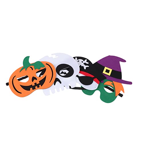Ciieeo 16 Stk Halloween-Maske gruselige halbe Gesichtsbedeckung gefühltes Auge Augenmaske Maske für Festivalparty Cosplay-Maske Abschlussball Requisiten Kleidung von Ciieeo