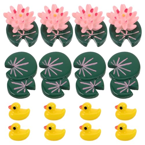Ciieeo 16 Stück Resistente Lotusblatt Entenfiguren aus Hochwertigem Harz für Mooslandschaften Realistische Mini Duck Statuen für Mikrogärten und Terrarien Ciieeo 16 Stück Resistente Lotusblatt Entenfiguren aus Hochwertigem Harz für Mooslandschaften Realistische Mini Duck Statuen für Mikrogärten und Terrarien von Ciieeo