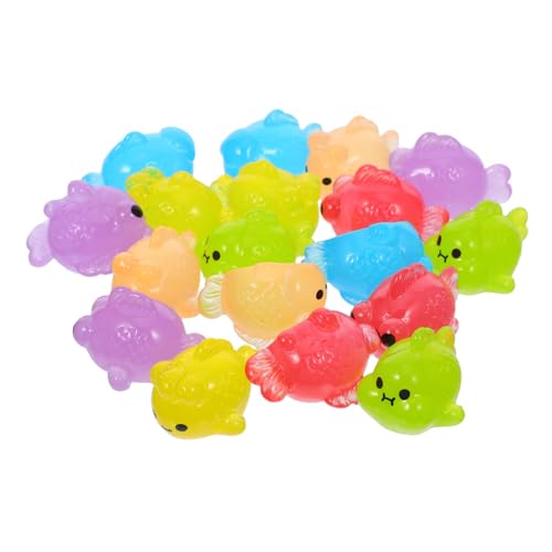 Ciieeo 18 Stück Teiliges Mini Leuchtender Harz Goldfische Einzigartige Kleine Fischfiguren für DIY Aquarium Dekoration Vielseitige Mini Tierornamente Platzsparend für Büro Schlafzimmer Ciieeo 18 Stück Teiliges Mini Leuchtender Harz Goldfische Einzigartige Kleine Fischfiguren für DIY Aquarium Dekoration Vielseitige Mini Tierornamente Platzsparend für Büro Schlafzimmer von Ciieeo