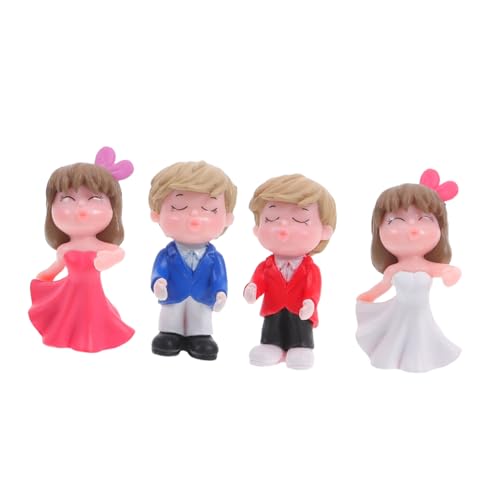 Ciieeo 2 Paare Adorable Couples Cake Topper Teiliges aus Kunststoff Hochzeitstorte Dekoration Süße Paarfiguren für Hochzeiten und Feierlichkeiten Micro Landschaft Ornament für Tischdeko Ciieeo 2 Paare Adorable Couples Cake Topper Teiliges aus Kunststoff Hochzeitstorte Dekoration Süße Paarfiguren für Hochzeiten und Feierlichkeiten Micro Landschaft Ornament für Tischdeko von Ciieeo