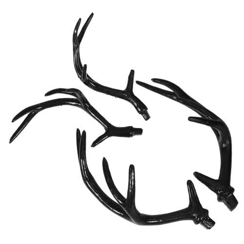 Ciieeo 2 Paare Realistische Halloween Reindeer Hörner für Damen Bequeme Haaraccessoires für Kostüme und Partys Kreative Bastelideen für Cosplay von Ciieeo