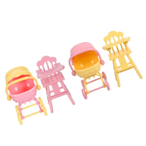 Ciieeo 2 Sätze Miniatur Babywagen und Hochstuhl Realistische Puppenhaus Accessoires aus Robustem Abs Kompakt und Tragbar Detailreiche Puppenmöbel für Interaktives Spiel und Dekoration Ciieeo 2 Sätze Miniatur Babywagen und Hochstuhl Realistische Puppenhaus Accessoires aus Robustem Abs Kompakt und Tragbar Detailreiche Puppenmöbel für Interaktives Spiel und Dekoration von Ciieeo