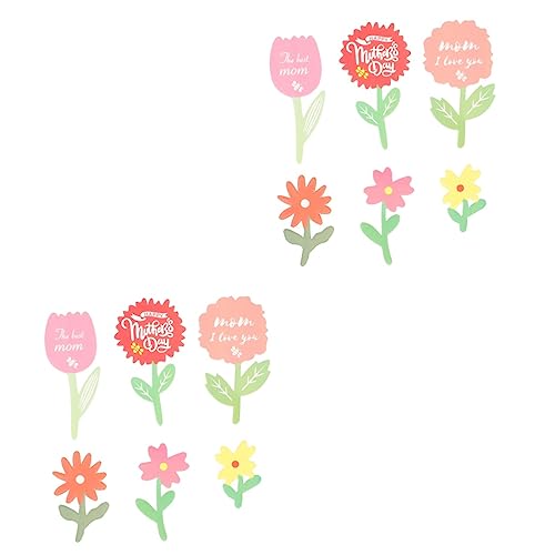 Ciieeo 2 Sätze Teiliges Blumen Kuchen Für Muttertag Tortendeko Mit Dankbarem Design Einzufügen Für Kuchen Und Cupcakes Sicher Gefertigt 60 Stück * 2 Ciieeo 2 Sätze Teiliges Blumen Kuchen Für Muttertag Tortendeko Mit Dankbarem Design Einzufügen Für Kuchen Und Cupcakes Sicher Gefertigt 60 Stück * 2 von Ciieeo
