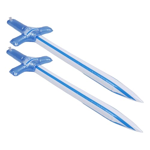 Ciieeo 2 Stück Aufblasbare Schwerter PVC für für Hanukkah Kostümpartys Halloween Dekoration Schnelle Inflation für Festlichkeiten von Ciieeo