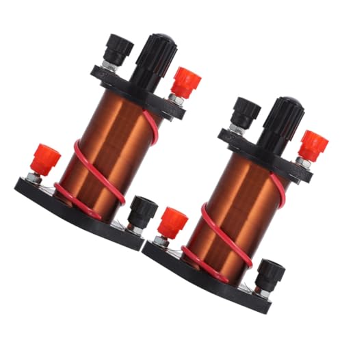 Ciieeo 2 Stück Experimentelle Induktionsspule aus Kupfer Elektromagnetische Solenoid Spule für Physikunterricht Lehrmittel für Experimente Tragbare Lehrhilfsspule Ciieeo 2 Stück Experimentelle Induktionsspule aus Kupfer Elektromagnetische Solenoid Spule für Physikunterricht Lehrmittel für Experimente Tragbare Lehrhilfsspule von Ciieeo