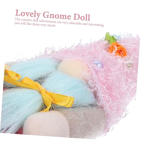 Ciieeo 2 Stück Mother's Day Kreative GNOME Puppe Dekoration Weiche Kinderzimmer Deko Mädchen von Ciieeo