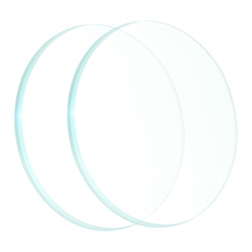 Ciieeo 2 Stück Optische Konvexe Linse Werkzeug Teleskop-objektive Optische Linse Kleine Konvexe Linse Optisches Objektiv Lupen Konvexe Scheibe Doppelkonvexes Objektiv Transparent Glas von Ciieeo