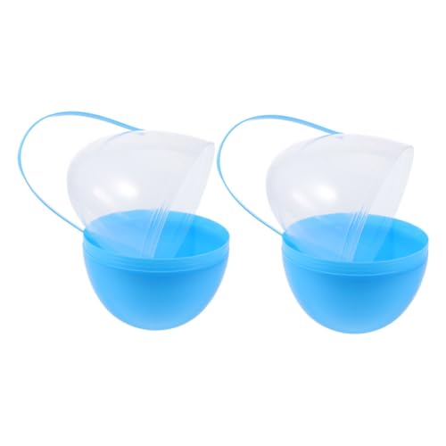 Ciieeo 2 Stück Ostereier Spielzeugeier Ostereihalter Osterei Ornamente Osterei- Plastikeier für -Süßigkeiten-Boxen Osterei Fall pp Sky-blue Ciieeo 2 Stück Ostereier Spielzeugeier Ostereihalter Osterei Ornamente Osterei- Plastikeier für -Süßigkeiten-Boxen Osterei Fall pp Sky-blue von Ciieeo