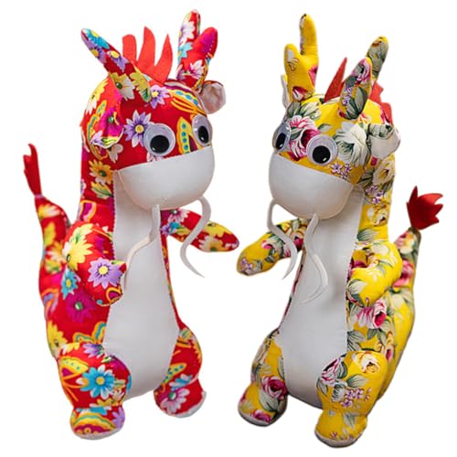 Ciieeo 2 Stück Plüsch Chinesisches Neujahr Maskottchen Niedliche Drachenpuppe Einzigartiges für Party und Zuhause Weiches für Laune Ciieeo 2 Stück Plüsch Chinesisches Neujahr Maskottchen Niedliche Drachenpuppe Einzigartiges für Party und Zuhause Weiches für Laune von Ciieeo