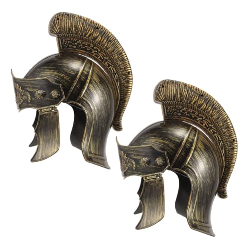 Ciieeo 2 Stück spartanisches Kostüm römischer soldat kostüm Krieger Kostüm Gladiatorenkostüm Kriegerkostüm für römischer Soldatenhelm Plastik Golden Ciieeo 2 Stück spartanisches Kostüm römischer soldat kostüm Krieger Kostüm Gladiatorenkostüm Kriegerkostüm für römischer Soldatenhelm Plastik Golden von Ciieeo