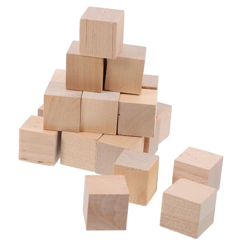 Ciieeo 20 Stück Holzblock -Spielzeugzubehör Form Bauen Und Farbe kleine Blöcke Handwerk Künste für Stapelspielzeug aus Holz Würfel zählen Würfelbausteine DIY-Projekte liefert Holzwürfel Ciieeo 20 Stück Holzblock -Spielzeugzubehör Form Bauen Und Farbe kleine Blöcke Handwerk Künste für Stapelspielzeug aus Holz Würfel zählen Würfelbausteine DIY-Projekte liefert Holzwürfel von Ciieeo