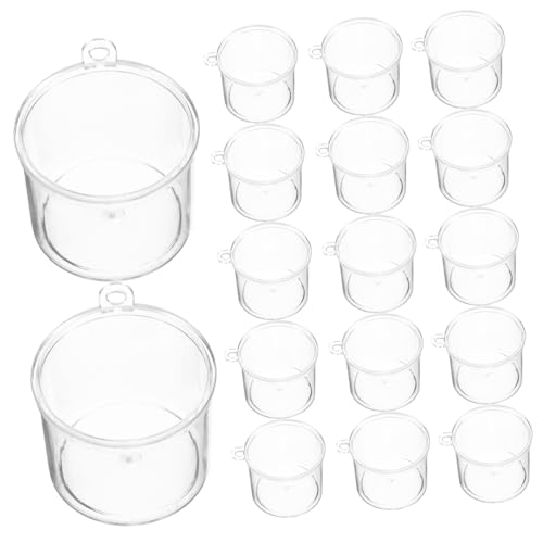 Ciieeo 20 Stück Moussebecher Teiliges Transparentes Kunststoff DIY Zubehör für Kreative Mousse Cups für Puppenhaus Dekoration Bastelprojekte und Ciieeo 20 Stück Moussebecher Teiliges Transparentes Kunststoff DIY Zubehör für Kreative Mousse Cups für Puppenhaus Dekoration Bastelprojekte und von Ciieeo
