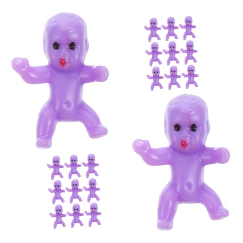 Ciieeo 20 Stück Teiliges Shower Mini Puppen Kleine Kunststoffbabys Langlebige Party Deko für Junge und Mädchen Gastgeschenke und Farbige Mini Junge Mädchen Geschenkidee von Ciieeo