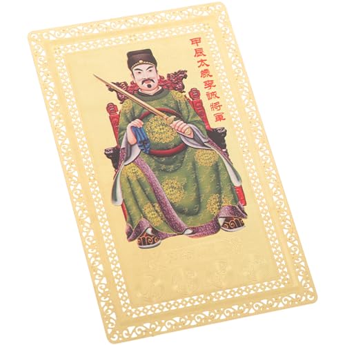 Ciieeo 2024 Feng Shui Tai Sui Karte Plakette Chinesische Feng Shui Tai Sui Amulettkarte Jahr Des Drachen Amulettkarte Chinesisches Neujahr Dekorationen Für Glück Reichtum Schutz von Ciieeo