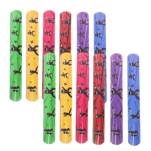 Ciieeo 24 Stück Klatscharmbänder für Slap Armbänder für Halloween Feiern Mitgebsel Schulpreise und Kreative Spielzeuge Motorik Ciieeo 24 Stück Klatscharmbänder für Slap Armbänder für Halloween Feiern Mitgebsel Schulpreise und Kreative Spielzeuge Motorik von Ciieeo
