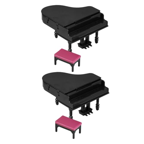 Ciieeo 2Er Set Miniatur Klavier Puppenhaus Klaviermodell Und Hocker Winziges Musikinstrumentenmodell Für Die Puppenhaus Büro Heimdekoration Ciieeo 2Er Set Miniatur Klavier Puppenhaus Klaviermodell Und Hocker Winziges Musikinstrumentenmodell Für Die Puppenhaus Büro Heimdekoration von Ciieeo