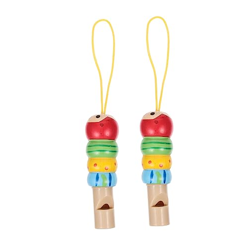 Ciieeo 2Stücke Holz Pfeife für Musikinstrument mit Lanyard und Cartoon Design Fördert Kreativität und Musikalische Entwicklung für Geburtstage und Feiertage Ciieeo 2Stücke Holz Pfeife für Musikinstrument mit Lanyard und Cartoon Design Fördert Kreativität und Musikalische Entwicklung für Geburtstage und Feiertage von Ciieeo