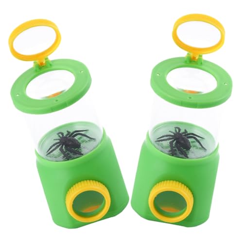 Ciieeo 2Stücke Insektenbeobachtungsboxen Mit Lupe Insektenfänger Für Outdoor Entdeckerset Für Spannende Erkundungen Natur Für Kleine von Ciieeo