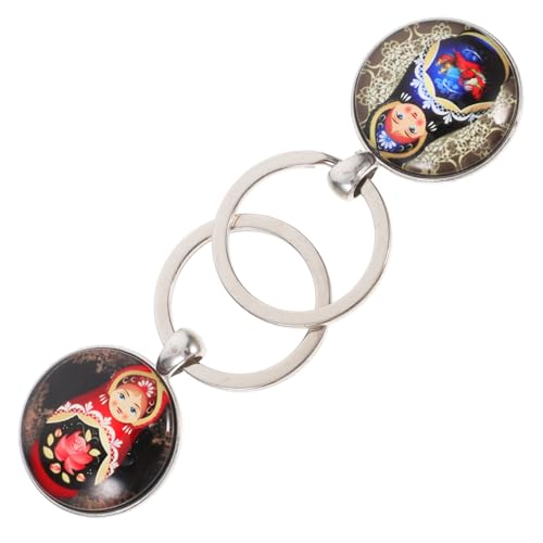 Ciieeo 2Stücke Russische Nesting Puppen Schlüsselanhänger Dekorative Anhänger Bunte Schlüsselanhänger für Taschen und Rucksäcke Partygeschenk Ciieeo 2Stücke Russische Nesting Puppen Schlüsselanhänger Dekorative Anhänger Bunte Schlüsselanhänger für Taschen und Rucksäcke Partygeschenk von Ciieeo