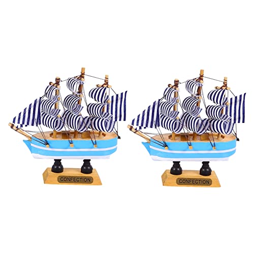 Ciieeo 2Stücke Segelschiff Kuchen Dekoration Abschlusskuchen Toppers Exquisite Kuchenschmuck Für Feiern Und Partys Nautische Kuchendekoration Für Kindergeburtstage von Ciieeo