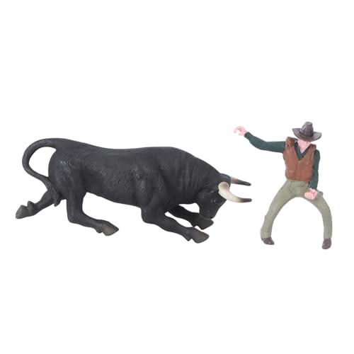 Ciieeo 2Stücke Stierkampf Modell Figurine Dekorative Nachbildung Eines Stierkampfes für Tischdekoration und Robustes mit Reiter und Ciieeo 2Stücke Stierkampf Modell Figurine Dekorative Nachbildung Eines Stierkampfes für Tischdekoration und Robustes mit Reiter und von Ciieeo