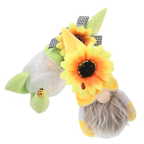 Ciieeo 2stück Süße Bienen-GNOME Mit Sonnenblumen- Gesichtslose Deko-Figuren Für Frühling Büro Und Ladendekoration Als Für Küchendekoration Ciieeo 2stück Süße Bienen-GNOME Mit Sonnenblumen- Gesichtslose Deko-Figuren Für Frühling Büro Und Ladendekoration Als Für Küchendekoration von Ciieeo