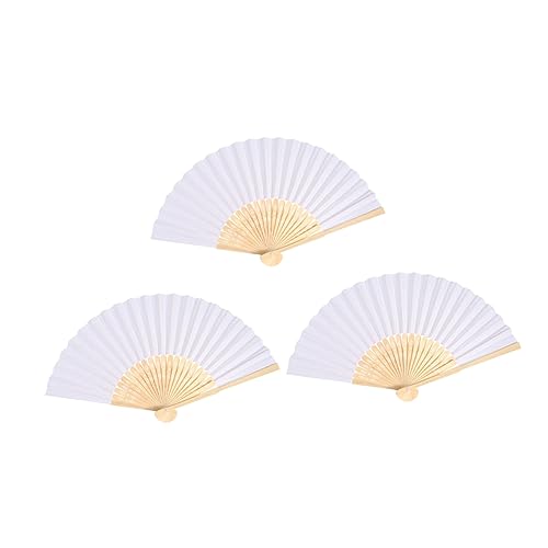 Ciieeo 3 Stück Faltbare Papier Handfächer aus Holz und Papier Blanko DIY Dekofächer zum Bemalen Leichte Hochzeitsfächer für Hochzeit Party Bühnenauftritt und Wohnkultur Ciieeo 3 Stück Faltbare Papier Handfächer aus Holz und Papier Blanko DIY Dekofächer zum Bemalen Leichte Hochzeitsfächer für Hochzeit Party Bühnenauftritt und Wohnkultur von Ciieeo