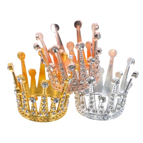 Ciieeo 3 Stück Mini Krone Tortenaufsätze Strass für Kuchen Dekorationen für Geburtstagsfeiern Hochzeiten Besondere Anlässe Hochwertige Legierung Design Ciieeo 3 Stück Mini Krone Tortenaufsätze Strass für Kuchen Dekorationen für Geburtstagsfeiern Hochzeiten Besondere Anlässe Hochwertige Legierung Design von Ciieeo