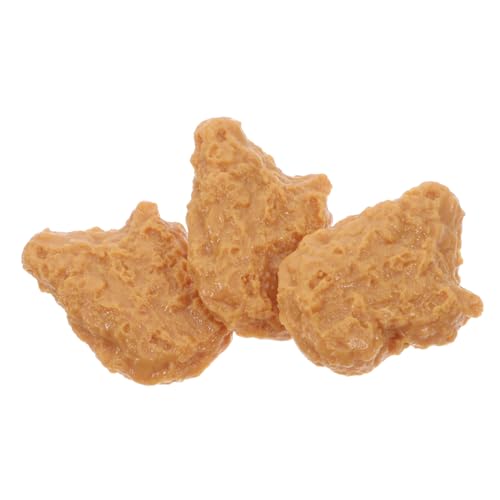 Ciieeo 3 Stück Simuliertes Chicken-Nugget-Modell Anzeige Heimdekoration Fleisch Requisiten Klumpen Gefälscht Lifelartiges Lebensmittelmodell Shop Display Party Brown PVC Ciieeo 3 Stück Simuliertes Chicken-Nugget-Modell Anzeige Heimdekoration Fleisch Requisiten Klumpen Gefälscht Lifelartiges Lebensmittelmodell Shop Display Party Brown PVC von Ciieeo