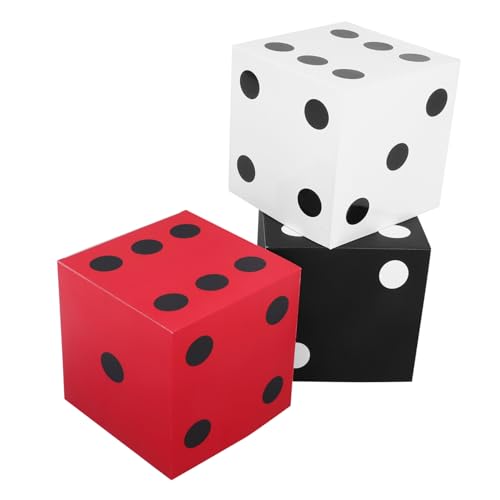 Ciieeo 3 Stück Würfel-Box große Würfelboxen Prom Würfeldekorationen Riesenereignis Würfel Geburtstagswürfel Mittelstücke Partywürfel Mittelstücke einzigartiges Würfeldekor Papier Ciieeo 3 Stück Würfel-Box große Würfelboxen Prom Würfeldekorationen Riesenereignis Würfel Geburtstagswürfel Mittelstücke Partywürfel Mittelstücke einzigartiges Würfeldekor Papier von Ciieeo
