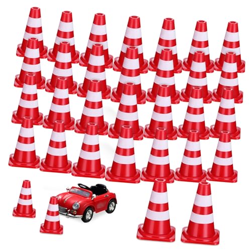 Ciieeo 30 Stück Mini Verkehrskegel Teiliges Realistische Spielzeuge für Verkehrssicherheit Miniatur Straßenzeichen für Modellbau und Kreative Lernspiele Robuste Pylonen Leuchtendem Rot Ciieeo 30 Stück Mini Verkehrskegel Teiliges Realistische Spielzeuge für Verkehrssicherheit Miniatur Straßenzeichen für Modellbau und Kreative Lernspiele Robuste Pylonen Leuchtendem Rot von Ciieeo