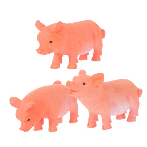 Ciieeo Niedliche Figuren 3 Stück Miniatur-Kunststoff-Piggy-statuen Tiermodell Gartendekor Ciieeo Niedliche Figuren 3 Stück Miniatur-Kunststoff-Piggy-statuen Tiermodell Gartendekor von Ciieeo