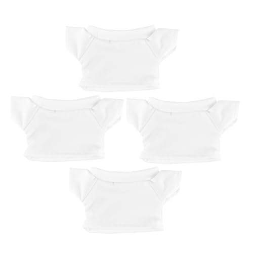 Ciieeo 4 Stück Shirt für Plüschtiere Basic Baumwollshirts für Stoffbären und Puppen und Angenehm für Dekoration und Kreatives Ciieeo 4 Stück Shirt für Plüschtiere Basic Baumwollshirts für Stoffbären und Puppen und Angenehm für Dekoration und Kreatives von Ciieeo