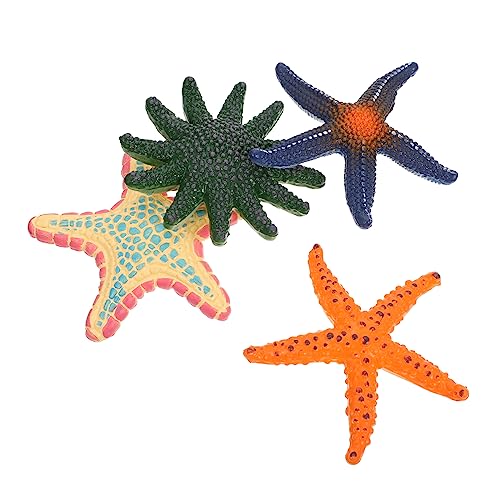Ciieeo Realistisches Meer 4 Stück Unzerbrechliche PVC-meeresleben-Dekorationen Für Aquarien Heimdekoration Und Spielzeug Für Jungen Und Mädchen von Ciieeo