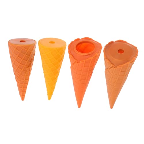 Ciieeo 4 Stück Simuliertes Vakuum -Sprödzylindermodell Eiskegelmodelle Fotografie-Requisiten simulierte Eistüte Simulationseismodell Simulations-Eisspielzeug künstliches Eismodell PVC Ciieeo 4 Stück Simuliertes Vakuum -Sprödzylindermodell Eiskegelmodelle Fotografie-Requisiten simulierte Eistüte Simulationseismodell Simulations-Eisspielzeug künstliches Eismodell PVC von Ciieeo